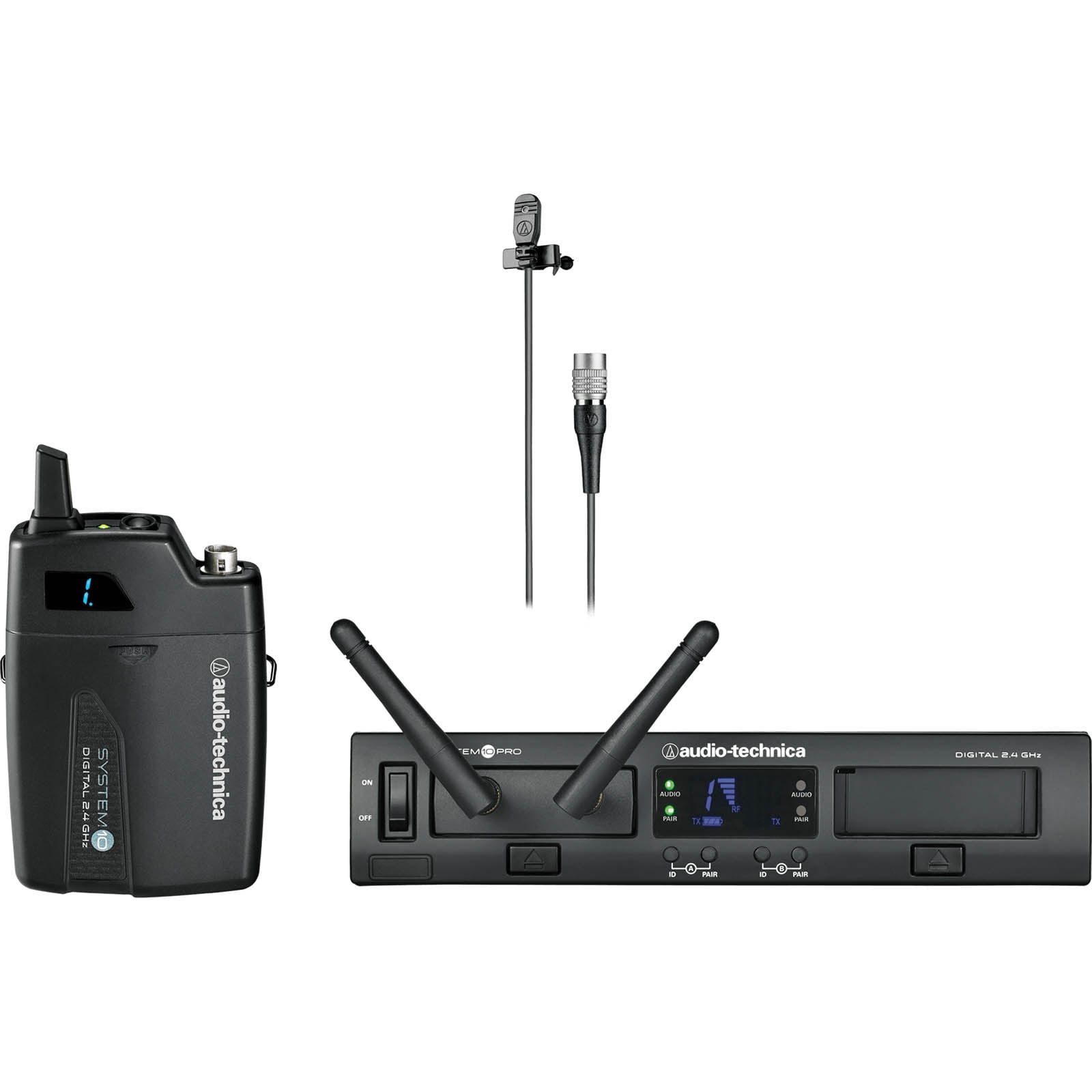 Audio-Technica ATW-1301/L System 10 PRO Digital Wireless Lavalier System